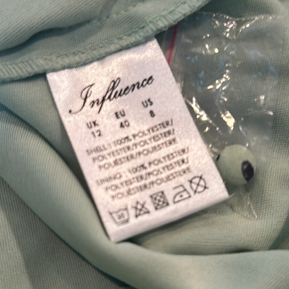 Influence • Mint Green Polkadot Dress • Sz 8 - Picture 10 of 14